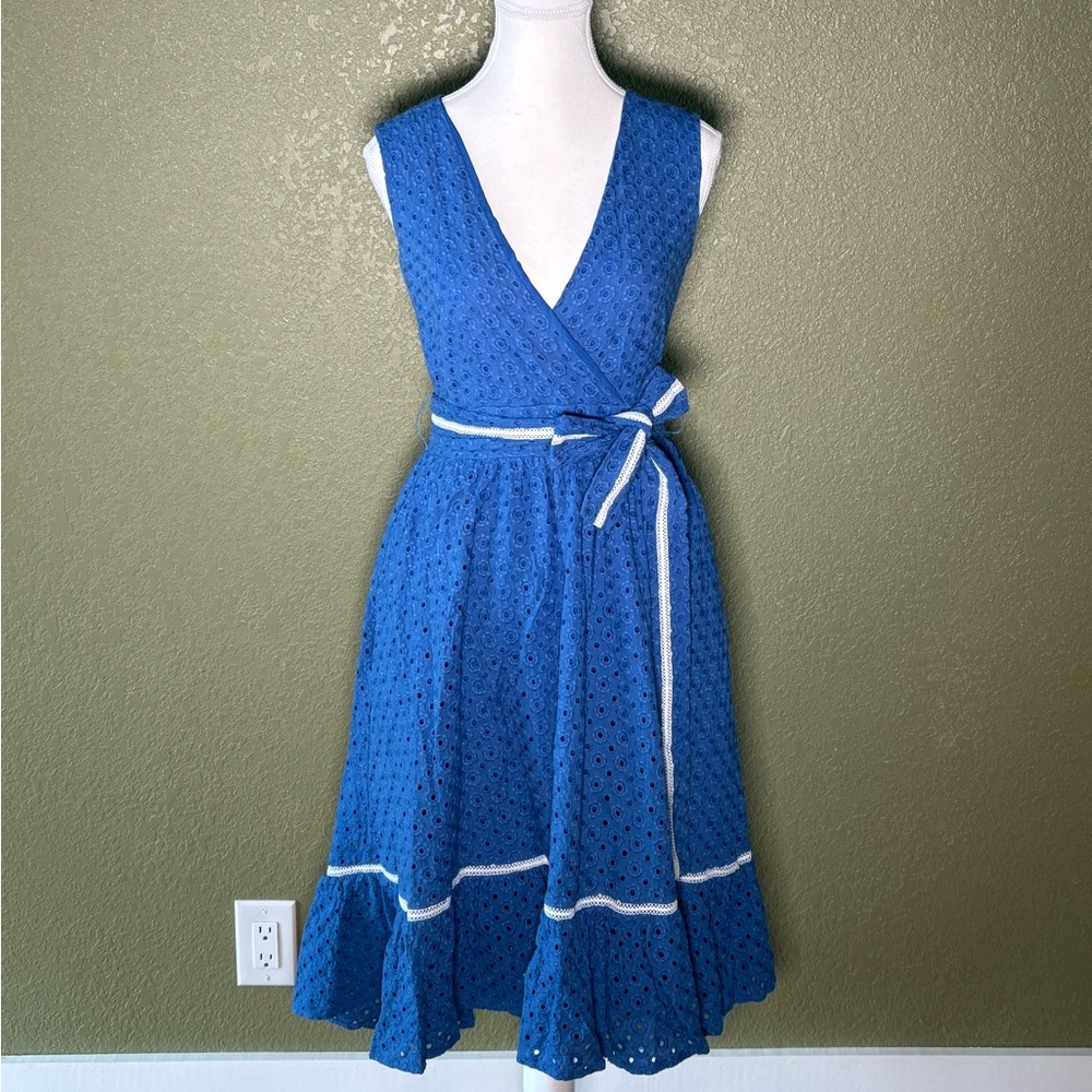 Four Flavor Eyelet Dress Sz 36 (US 4) with Hi-Lo Hem